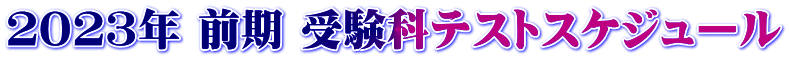 �Q�O�Q�R�N �O�� �󌱉ȃe�X�g�X�P�W���[��